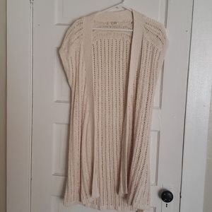 Short Sleeve Wrap Sweater